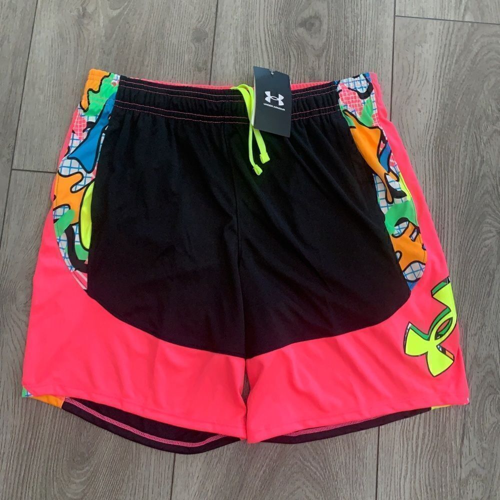 Under Armour girls loose fit shorts perfect for any sport practice